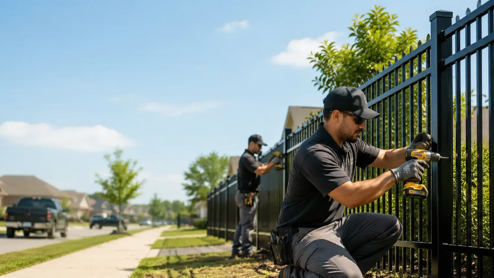 Metal Fence Installation in Sod, WV